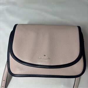 Kate Spade Light Pink and Black Crossbody Bag